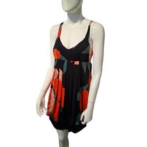 Y2K Twenty-one Women's size Large Ballon‎ Floral Babydoll Whimsigoth Fairy Dress